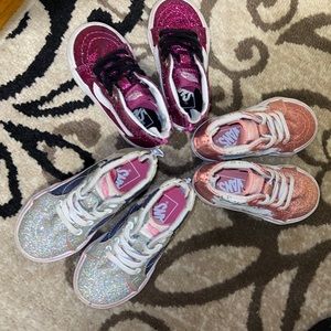 BUNDLE DEAL 3 pairs of Girly Toddler Vans
